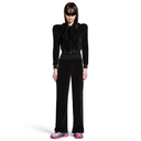 Runner Sneaker – Silver / Black / Neon Pink