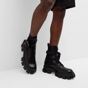 Zip Pocket Combat Boots