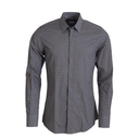 Gray Brown GOLD Slim Fit Dress Formal Shirt - Luxuryzion